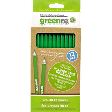 greenre™ Eco-HB #2 pencils best seller eco-friendly stationery for kids and students.