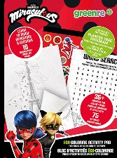 greenre™ Miraculous coloring and activity pad creative learning set for kids.