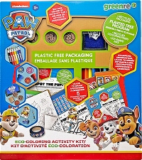 greenre™ Paw Patrol coloring and activity kit kids creative play set.