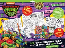 greenre™ TMNT giant coloring pad ninja turtles creative activity for kids.