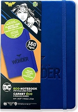 greenre™ Wonder Woman vegan leather notebook eco-friendly stylish stationery.
